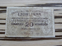 Ljubljana 20 vinarjev 1919