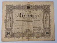 MADŽARSKA  10  FORINT (gulden)   1848