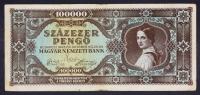 Madžarska 100000 pengo 1945