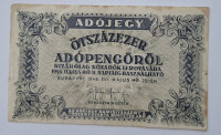 MADŽARSKA 500.000 ADOPENGOROL 1946