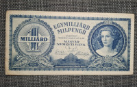 MADŽARSKA P131 1 MILLIARD PENGO 1946