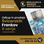 Menjava švicarskih frankov osme serije (CHF 8)