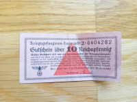 Nacistična Nemčija: taboriščni denar, 10 pfenigov