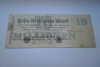 Nemčija Bankovec 10 000 000 Reichmark 1923