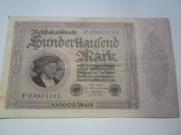 Nemčija Bankovec 100 000 Reichmark 1923