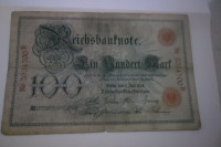 Nemčija Bankovec 100 Reichmark 1898