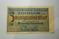 Nemčija bankovec 20 000 reichmark 1923