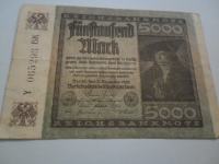 Nemčija Bankovec 5000 Reichmark 1922