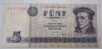 NEMČIJA DDR 5 MARK 1975
