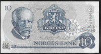 Norveška  10 kron 1977 UNC