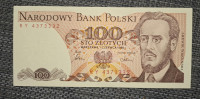 POLJSKA 100 ZLOTOV  1986 UNC