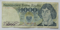 POLJSKA 1000 ZLOTYCH 1982
