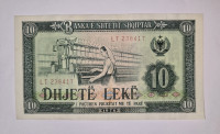 Prodam bankovec 10 lek Albanija 1976