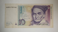 Prodam bankovec 10 nemških mark 1991