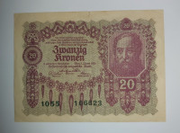 Prodam bankovec 20 kron 1922