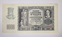 Prodam bankovec 20 poljskih zlotov 1940