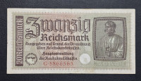 Prodam bankovec 20 reich mark Nemčija 1939