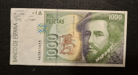 ŠPANIJA 1000 PESETAS  1992