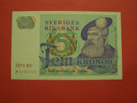 ŠVEDSKA 1974 - 5 KRON - PRODAM