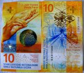 Švica 10 frankov