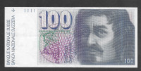 ŠVICA 100 frankov 1988  XF