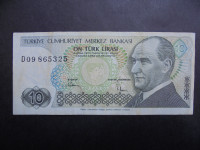 TURČIJA 10 LIRASI 1970 1.