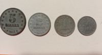 1, 2 , 5 dinarjev 1945, 50 para 1945