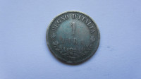 1 lira 1863