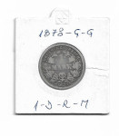 1 Mark 1878 G retko