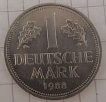 1 marka Nemčija 1988 D