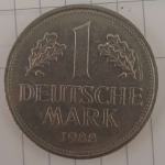 1 marka Nemčija 1989 D