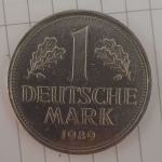 1 marka Nemčija 1989 F