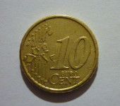 10 euro cent 2000 Finska z napako
