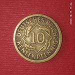 Deutsches reich, 10 Rentenpfennig, 1924 J