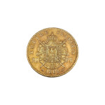 (15068) Zlatnik 20 Francs 1868 Napoleon 21K 900/1000; masa=6.45g