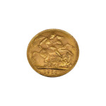 (15476) Zlatnik "EDWARD VII." 22K 916/1000; masa=7.98g