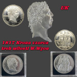 1817 Krona vzorca treh milosti W.Wyon