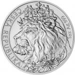1 oz SREBRNIK Niue Czech Lion 2021unčni srebro Češki Lev (otaku)