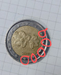 2 EUR FINSKA 2003 z napako Cloudberry Flowers