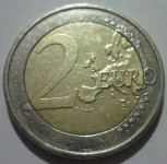 2 euro 2011 D Nemčija z napako