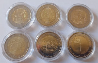 2 EVRA KOVANCI LITVA,SLOVENIJA UNC