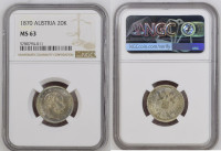 20 Kreuzer 1870 NGC MS 63