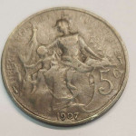 5 cent 1907 F, Francija
