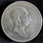 5 Corona 1909 - Srebrnik