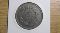 5 francs 1933