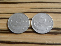 Italija 5 lir 1956 - desni