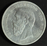 5 Mark - Frederick I - 1875 G - Srebrnik