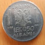 ALBANIJA 0,50 lek 1939 magneten