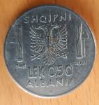 ALBANIJA 0,50 lek 1940 magneten