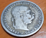 Austria - Hungary 1 Crown 1893 Franz Josef in 1915